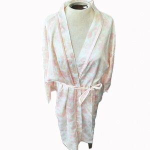 Christian Dior vintage rose floral robe size small